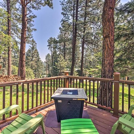 Casa Verde Cabin With Fire Pit 4 Mi To Ski Cloudcroft Exterior photo