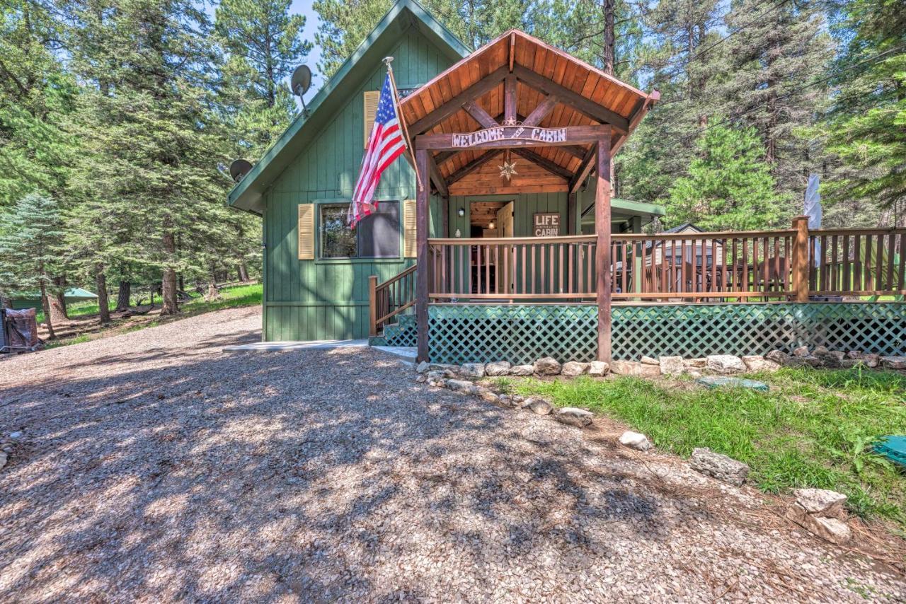 Casa Verde Cabin With Fire Pit 4 Mi To Ski Cloudcroft Exterior photo